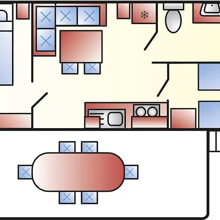 Albatross Mobile Homes On Bijela Uvala ホリデーパーク Mugeba